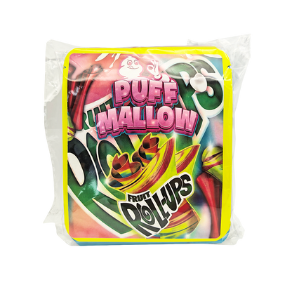 25 Pack - 3.5g Thick Sticker Mylar Bags Premium Smell Proof Packaging  | Puff Mallow Collection Vol. 2