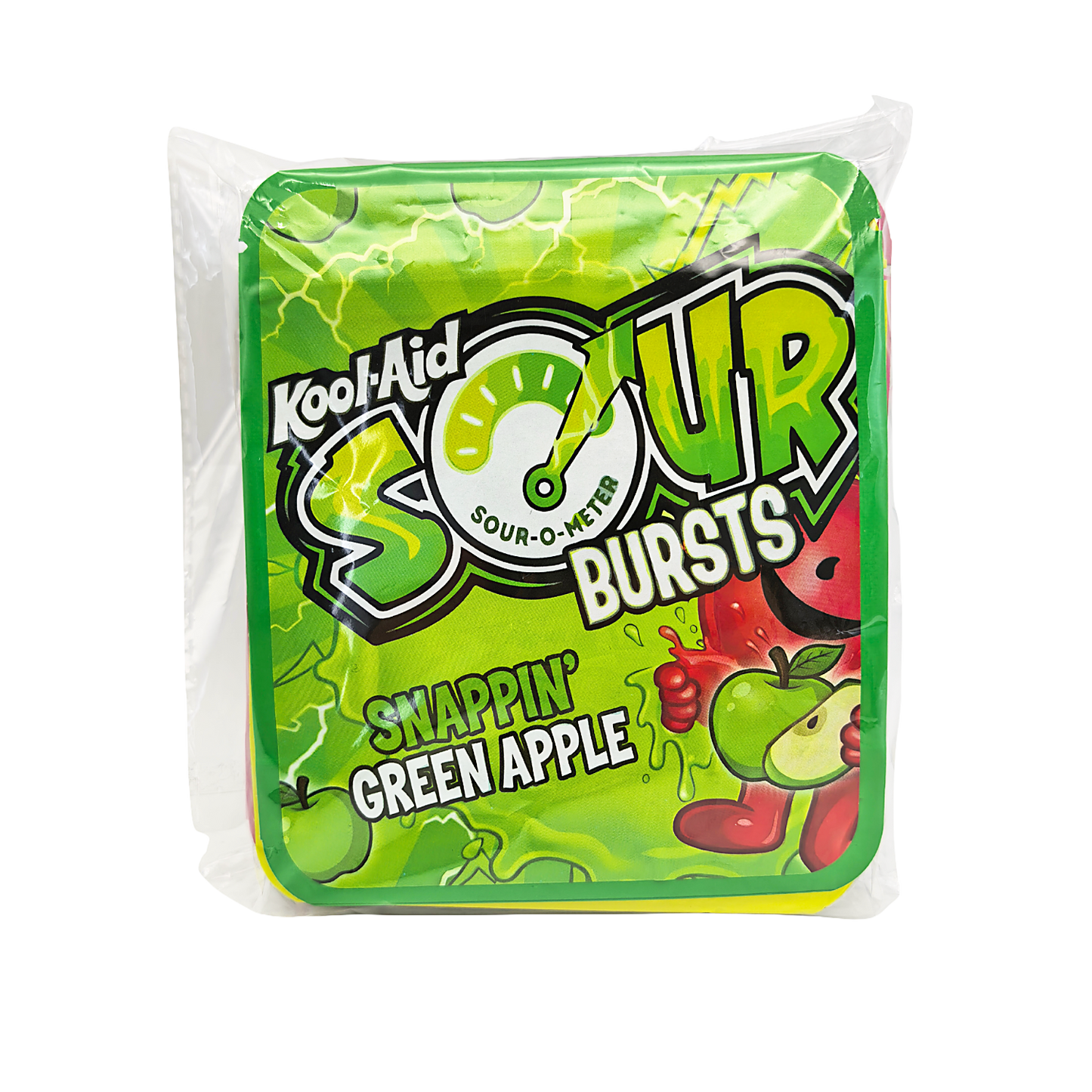 25 Pack - 3.5g Thick Sticker Mylar Bags Premium Smell Proof Packaging  | Sour Bursts Collection
