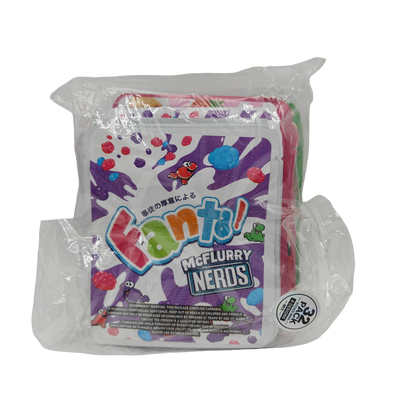 32 Pack - 3.5g Thick Sticker Mylar Bags - Premium Smell Proof Packaging Mix - Fanta Fun Set