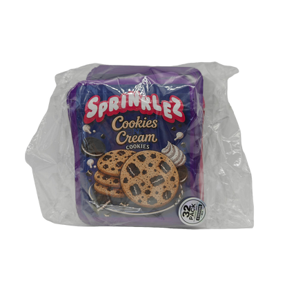 32 Pack - 3.5g Thick Sticker Mylar Bags - Premium Smell Proof Packaging Mix - Sprinklez Cookies