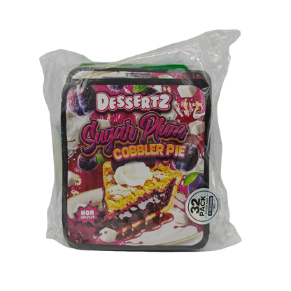 32 Pack - 3.5g Thick Sticker Mylar Bags - Premium Smell Proof Packaging Mix - Dessertz Unique Set