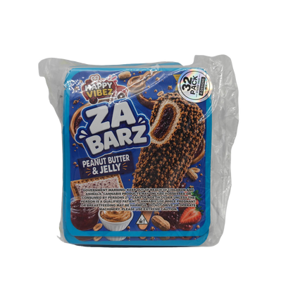 32 Pack - 3.5g Thick Sticker Mylar Bags - Premium Smell Proof Packaging Mix - Za Barz
