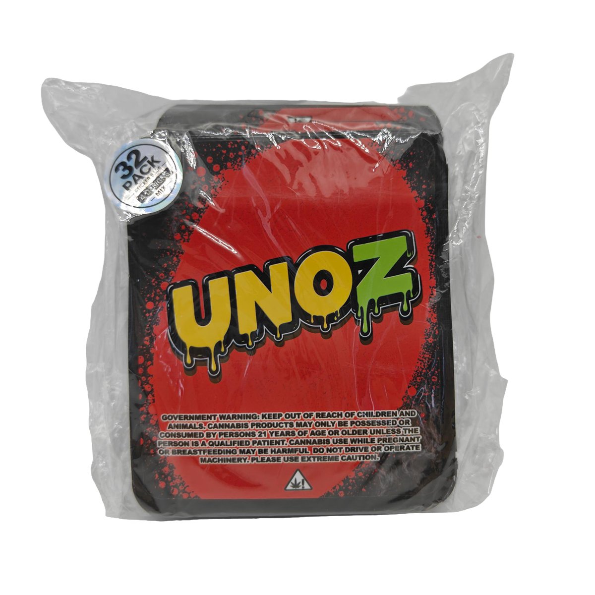 32 Pack - 3.5g Thick Sticker Mylar Bags - Premium Smell Proof Packaging Mix - Unoz Basic Set