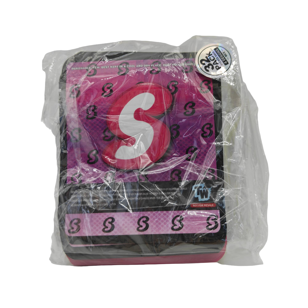 32 Pack - 3.5g Thick Sticker Mylar Bags - Premium Smell Proof Packaging Mix - Sprinklez Sweet Set