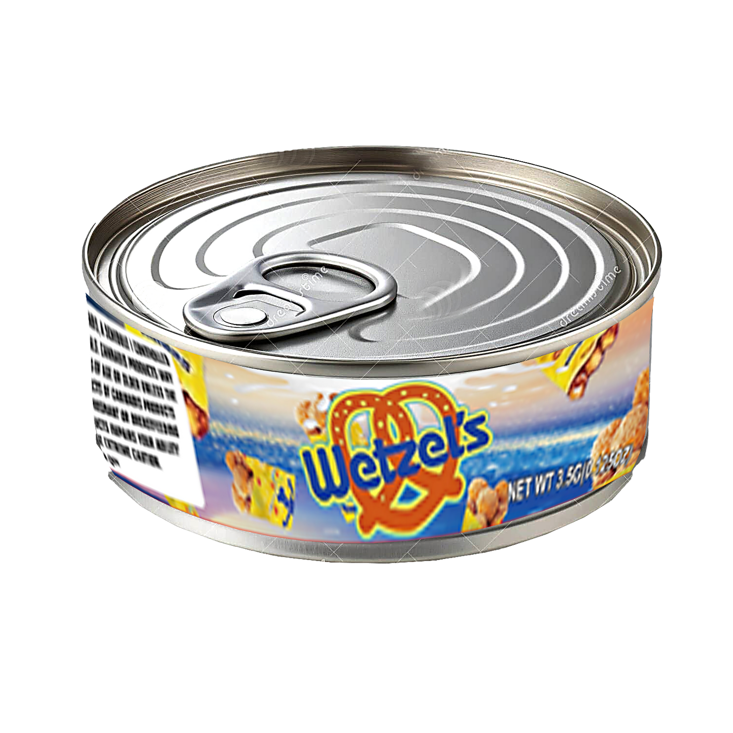 3.5g Tin Can Container - (12 Count) Wetzel's