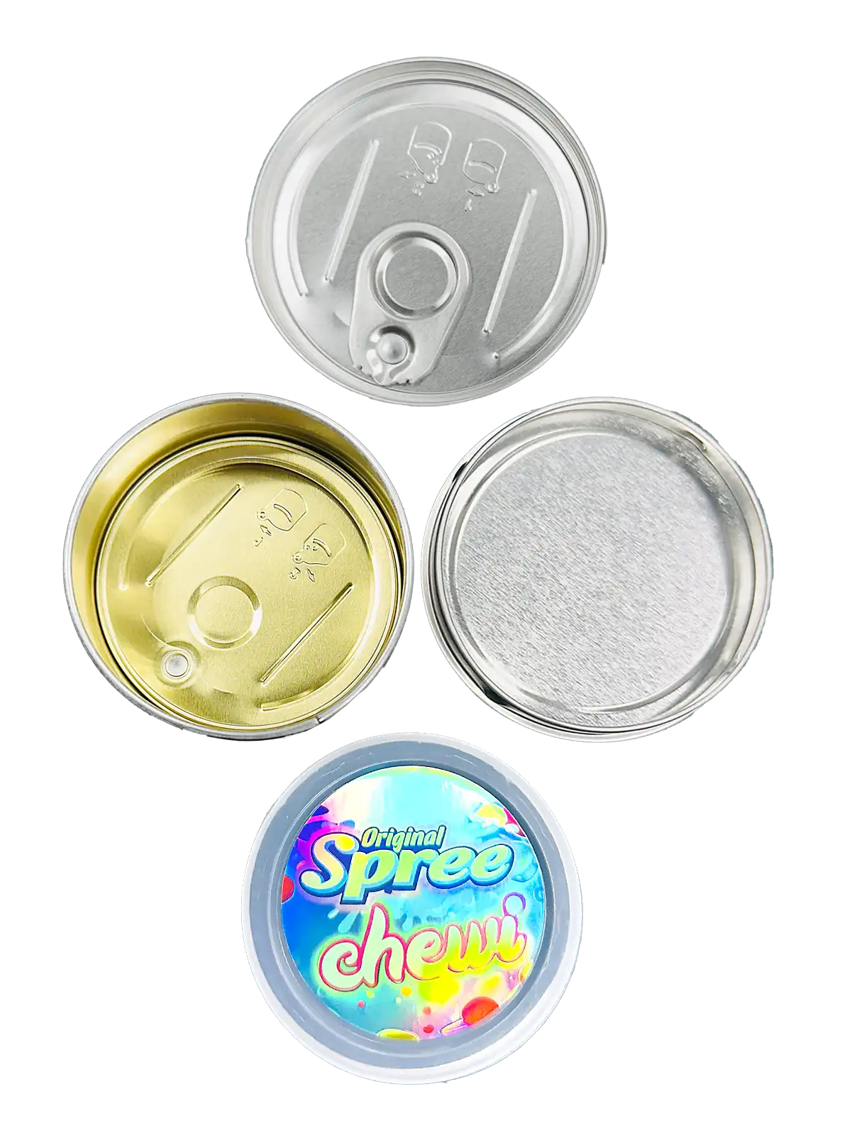3.5g Tin Can Container - (12 Count) Spree Chewi