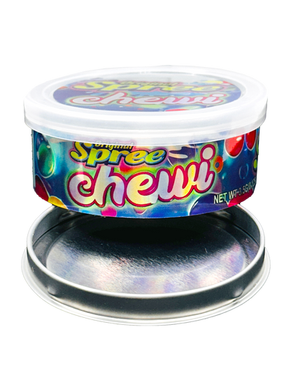 3.5g Tin Can Container - (12 Count) Spree Chewi
