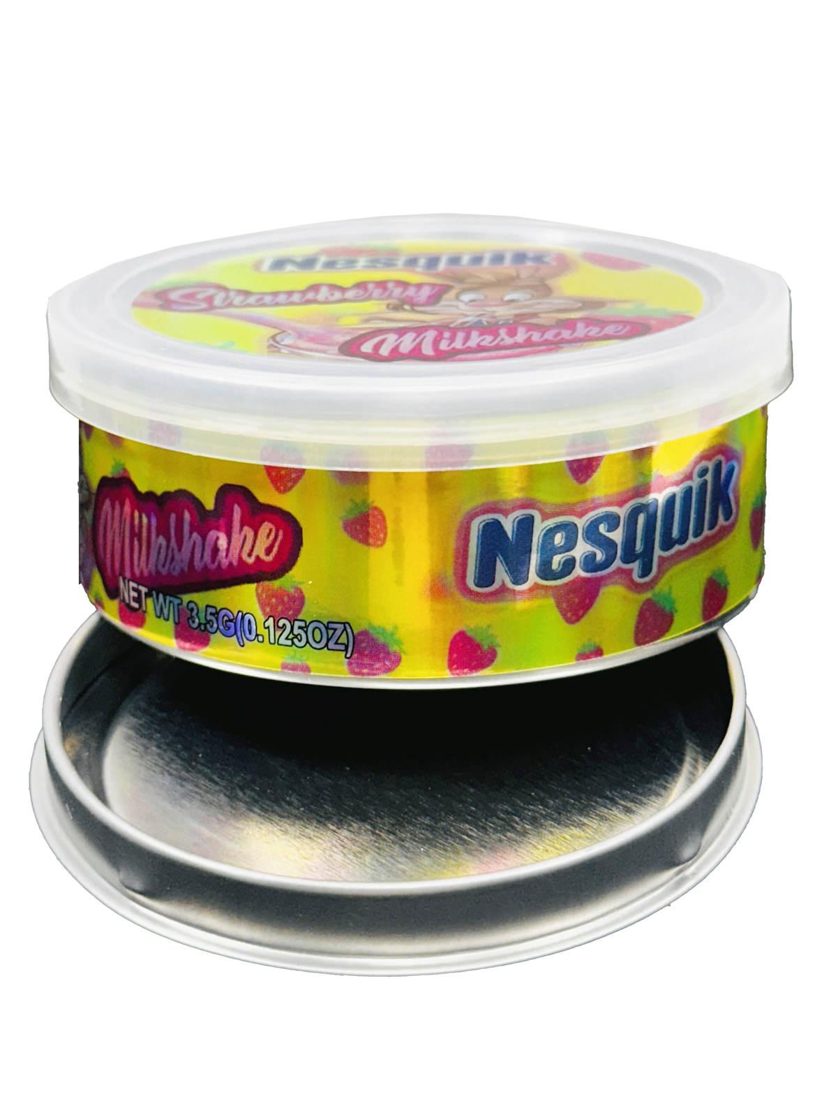 3.5g Tin Can Container - (12 Count) Nesquik Strawberry Milkshake