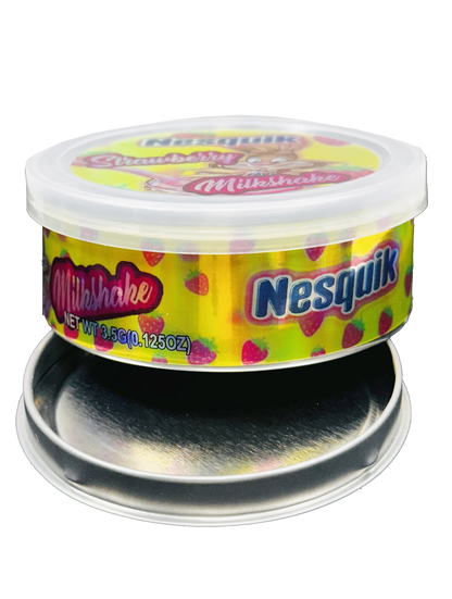 3.5g Tin Can Container - (12 Count) Nesquik Strawberry Milkshake