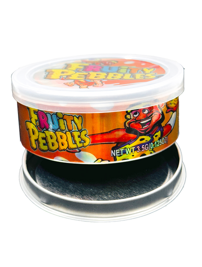 3.5g Tin Can Container - (12 Count) Fruity Pebbles