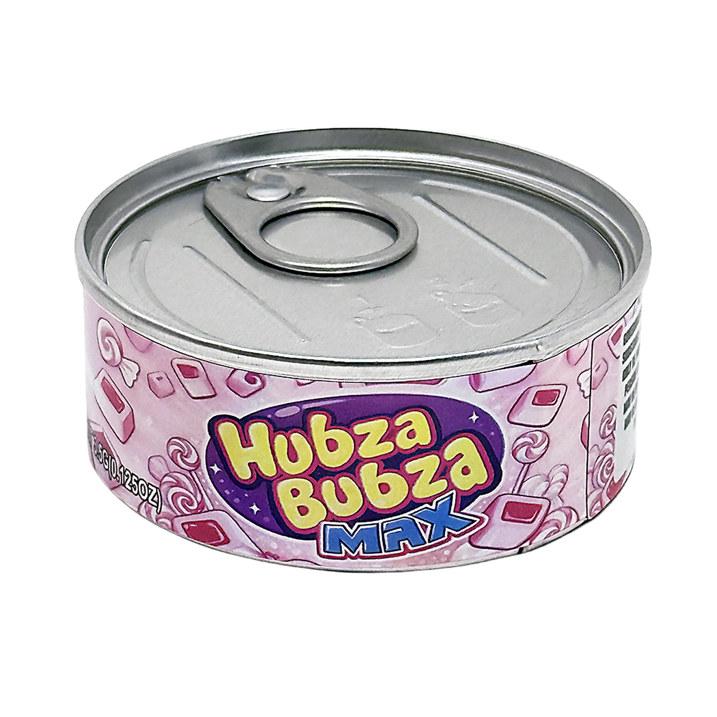 12 Pack - 3.5G Tin Can Style Metal Pull-Top Decorative Storage Containers with Lids - Hubza Bubza Max