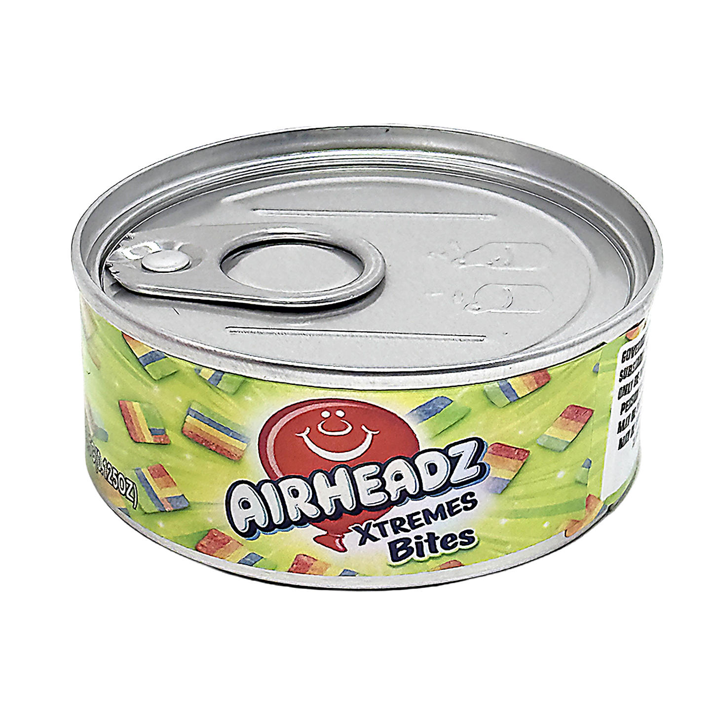 12 Pack - Tin Can Style Metal Storage Pull Top Containers (Lids & Wrap Labels) - Exotic Variant Selection
