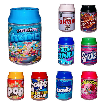 (12 Count) – 3.5 Size Plastic Storage Jars | 9 Color Styles (11-20)