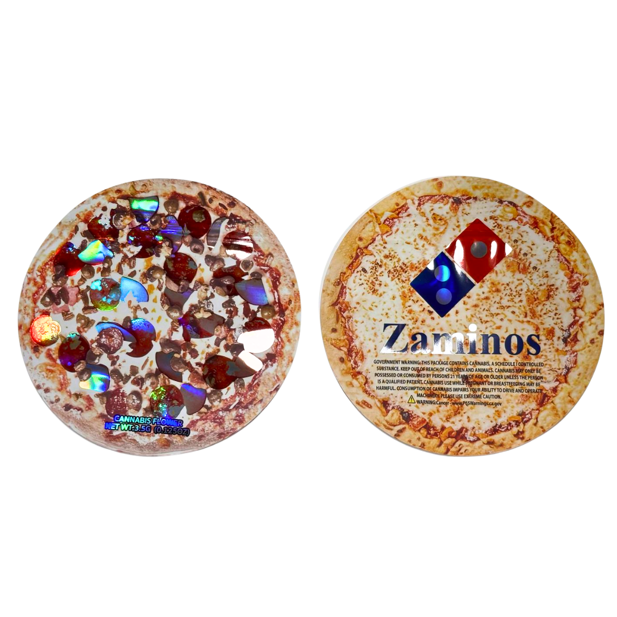 50 Count - Zaminos - 3.5g Shaped Mylar Storage Bag