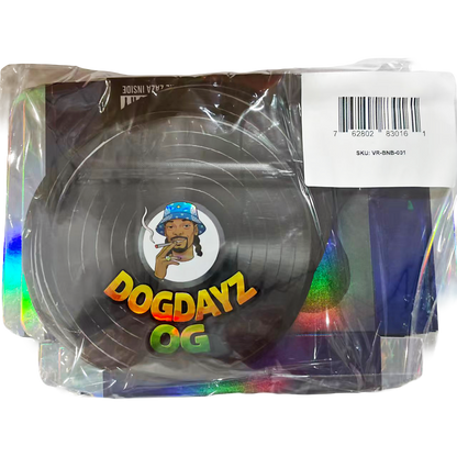 12 Pack – 3.5g Vinyl Record Style Mylar Bags with Matching Boxes - Dogdayz OG