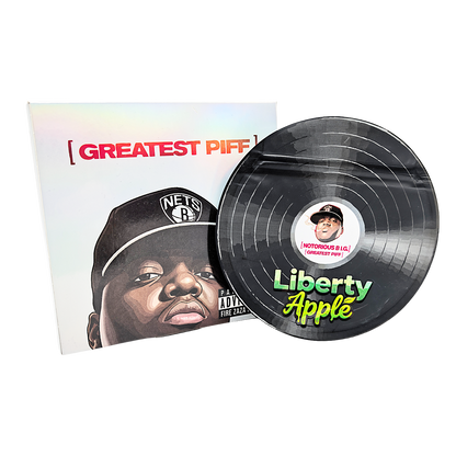 12 Pack – 3.5g Vinyl Record Style Mylar Bags with Matching Boxes - Liberty Apple