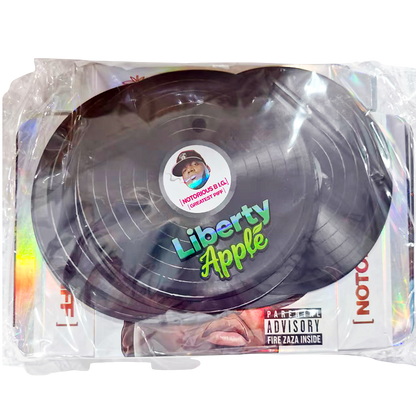 12 Pack – 3.5g Vinyl Record Style Mylar Bags with Matching Boxes - Liberty Apple