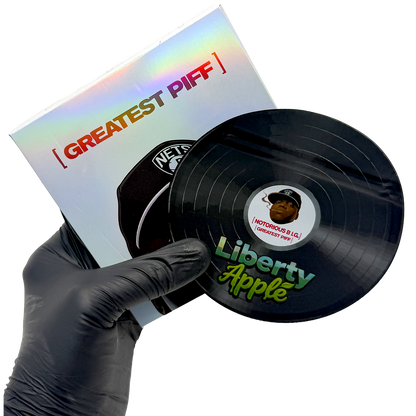 12 Pack – 3.5g Vinyl Record Style Mylar Bags with Matching Boxes - Liberty Apple