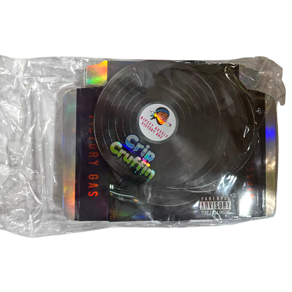 12 Pack – 3.5g Vinyl Record Style Mylar Bags with Matching Boxes - Crip Cruffin