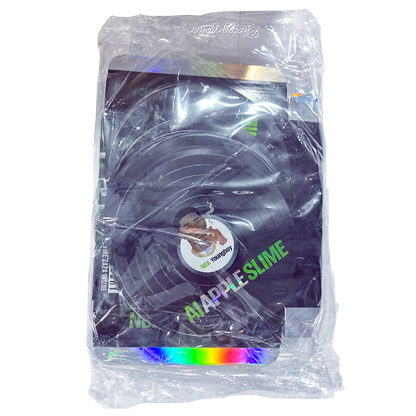12 Pack – 3.5g Vinyl Record Style Mylar Bags with Matching Boxes - AI Apple Slime