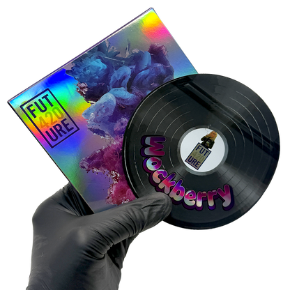 12 Pack – 3.5g Vinyl Record Style Mylar Bags with Matching Boxes - Wockberry