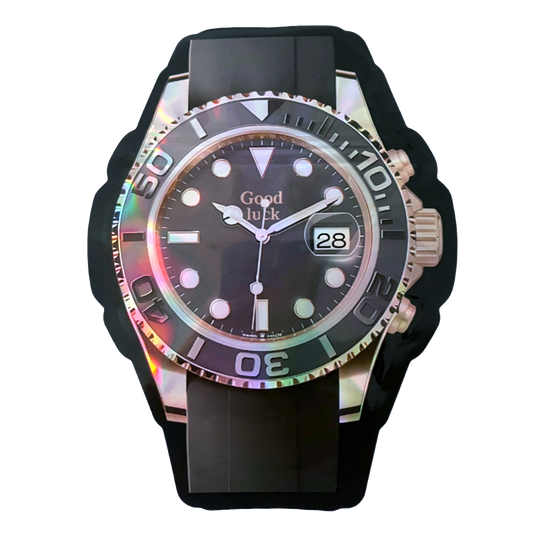 (50 Count)  3.5 Black Diver Classic Watch