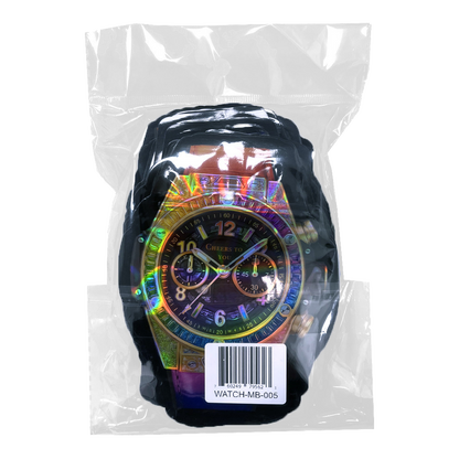 (50 Count)  3.5 Rainbow Bezel Luxury Watch