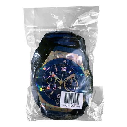 (50 Count)  3.5 Blue Gold Prestige Chrono Watch