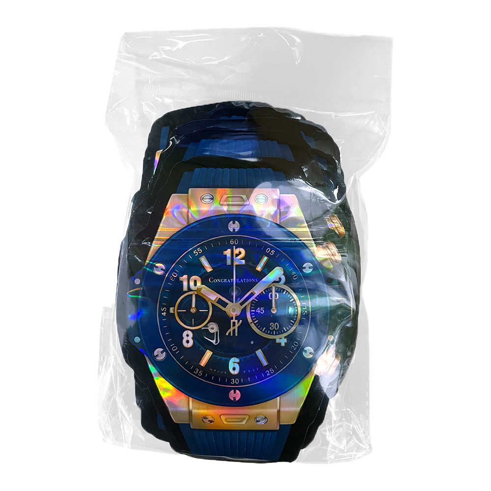 (50 Count)  3.5 Blue Gold Prestige Chrono Watch