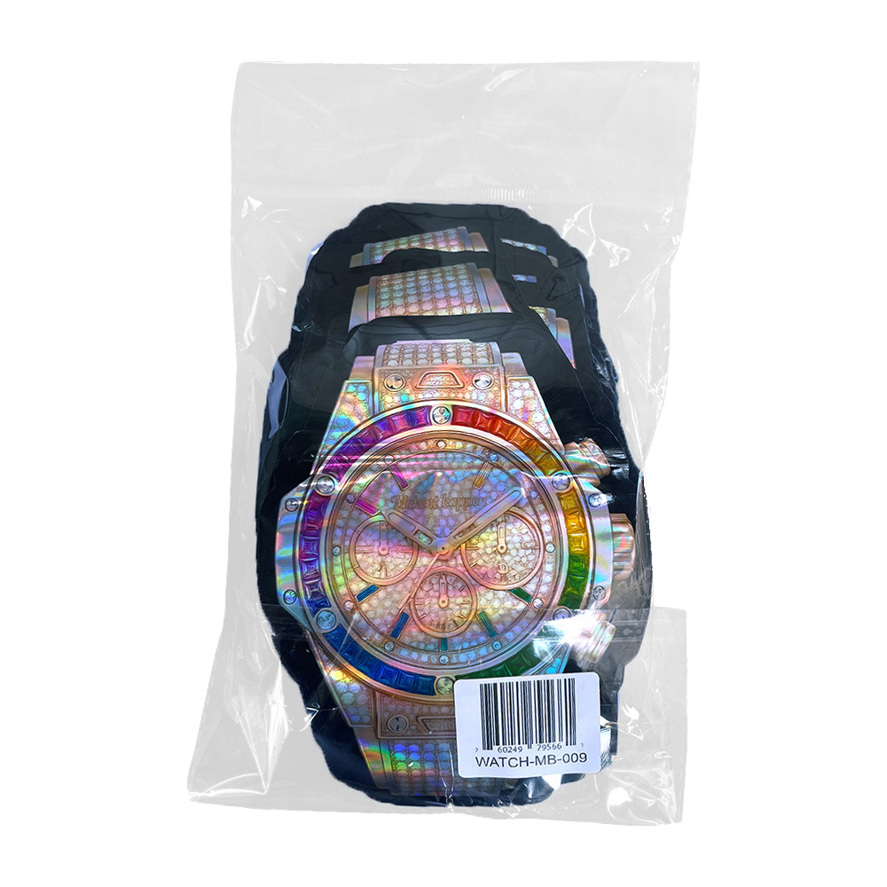 (50 Count)  3.5 Iced Rainbow Luxe Watch