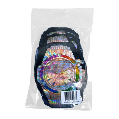 (50 Count)  3.5 Iced Rainbow Luxe Watch