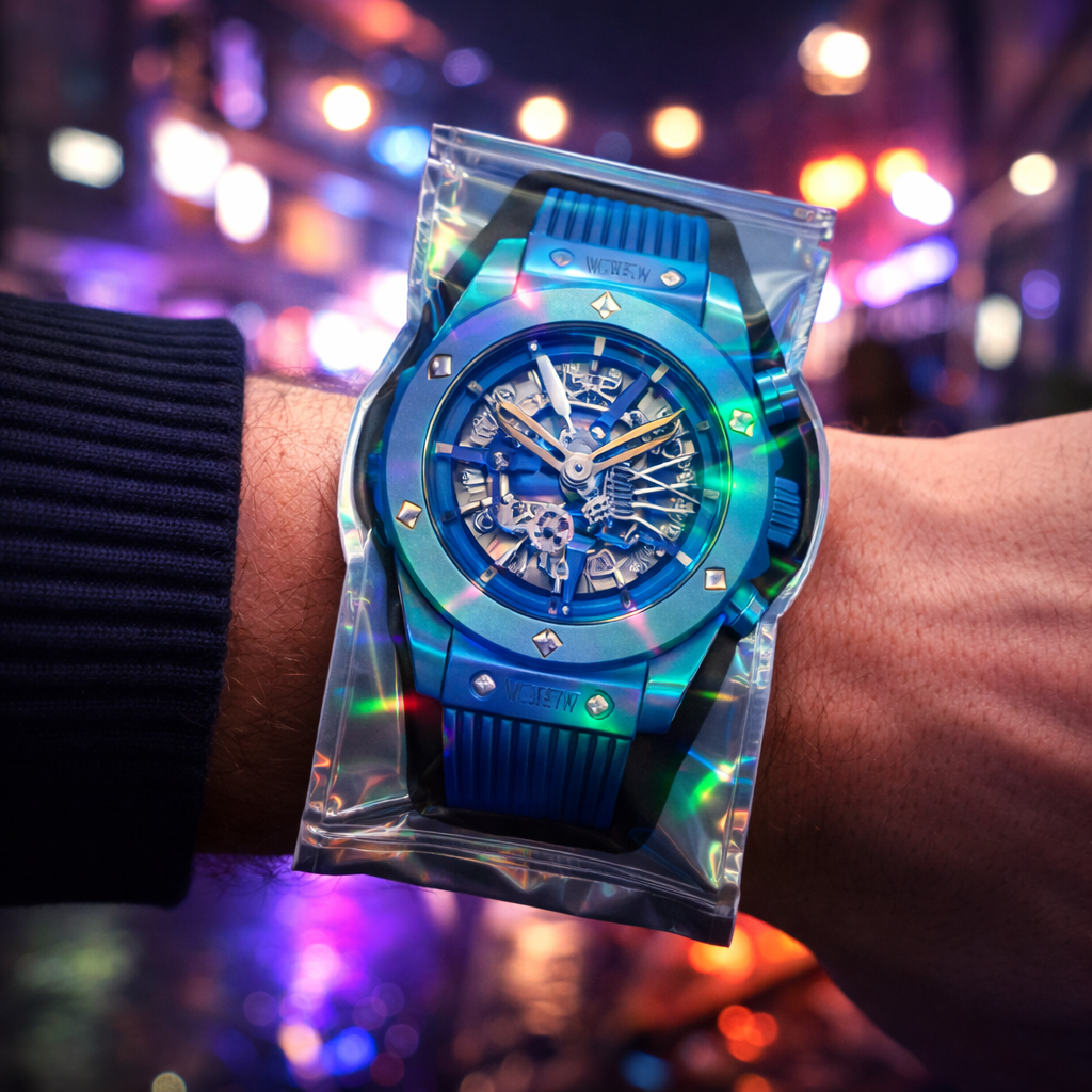 50 Count | 3.5 Size Watch-Shaped Mylar Bags