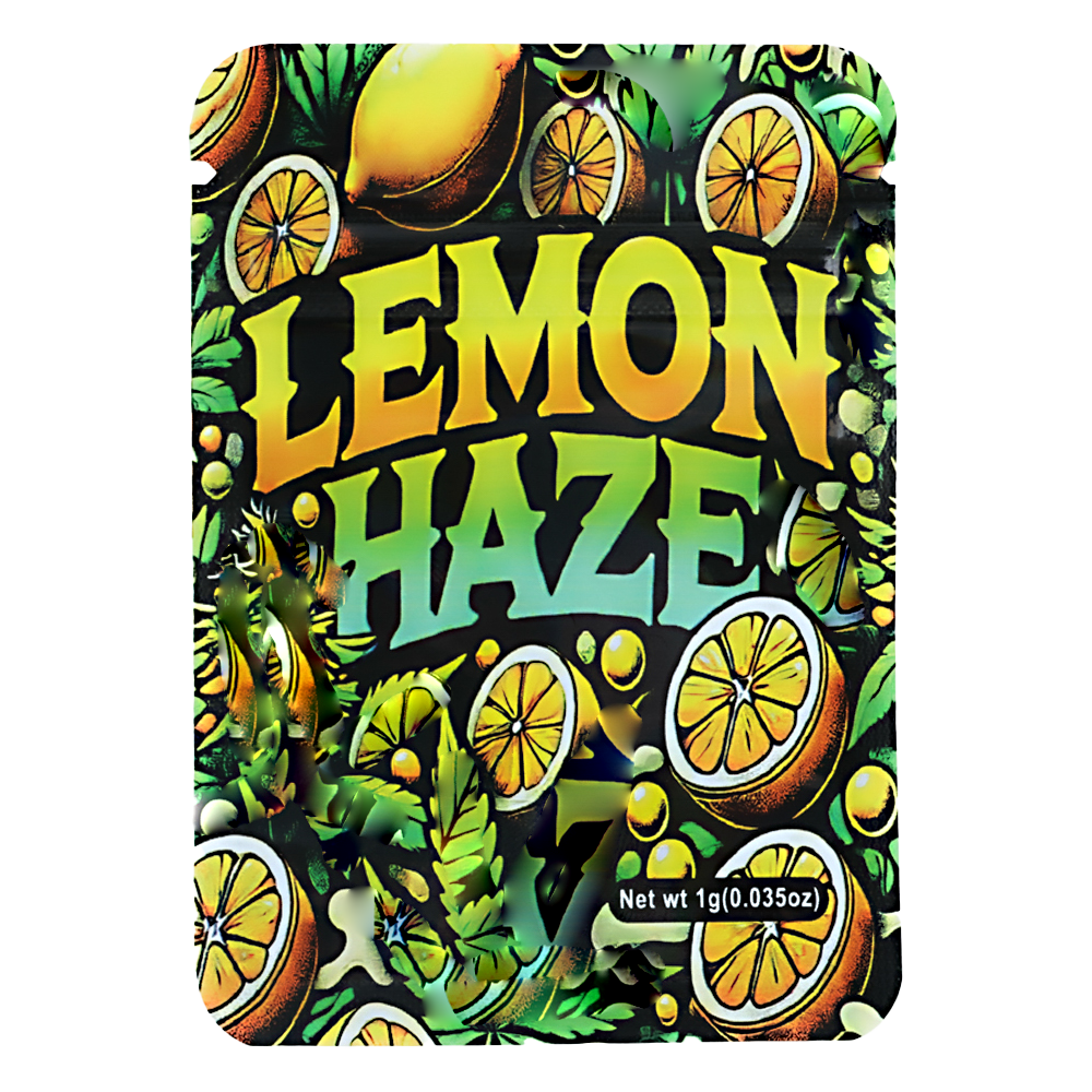 1g Exotic Mylar Bag - Lemon Haze (100 Count)
