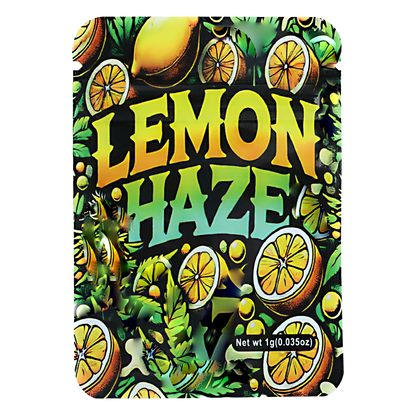 1g Exotic Mylar Bag - Lemon Haze (100 Count)