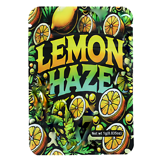 1g Exotic Mylar Bag - Lemon Haze (100 Count)