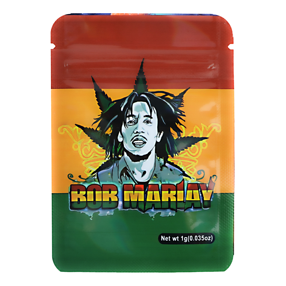 1g Exotic Mylar Bag - Bob Marley (100 Count)