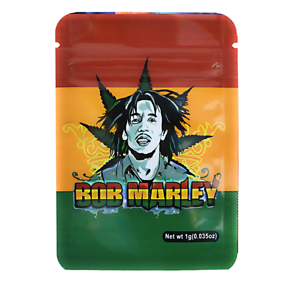 1g Exotic Mylar Bag - Bob Marley (100 Count)