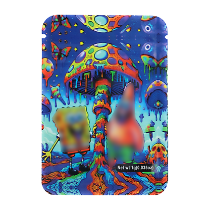 1g Exotic Mylar Bag - Sponge Bob and Patrick (100 Count)