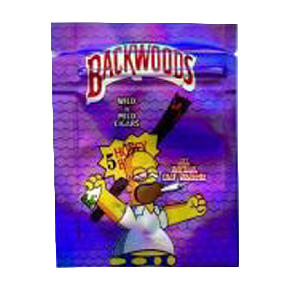 1g Exotic Mylar Bag - Backwoods Homer Simpson (100 Count)