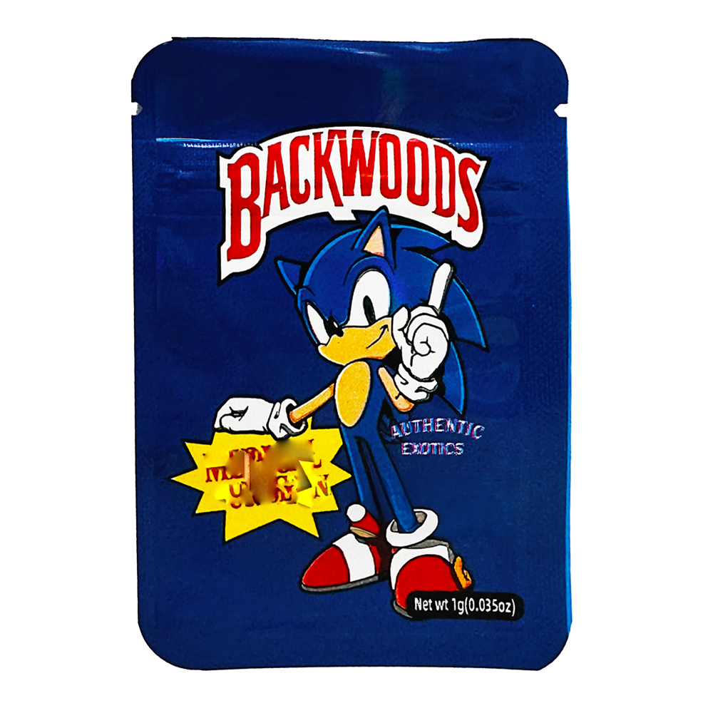 1g Exotic Mylar Bag - Backwoods Sonic (100 Count)