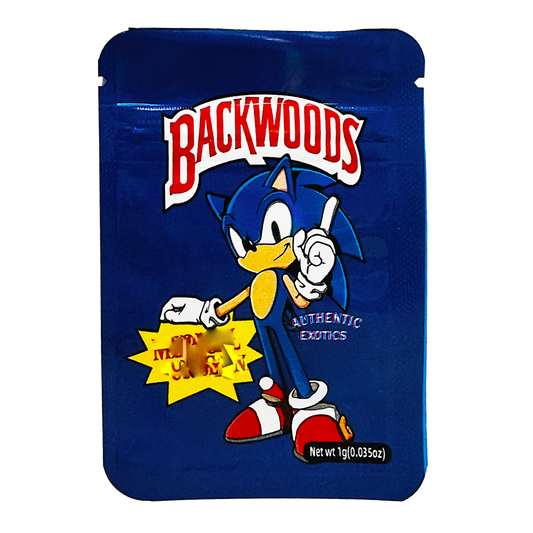 1g Exotic Mylar Bag - Backwoods Sonic (100 Count)