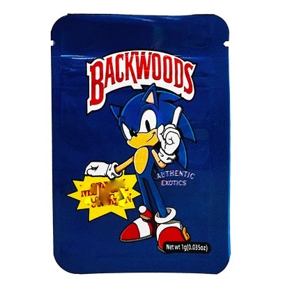 1g Exotic Mylar Bag - Backwoods Sonic (100 Count)