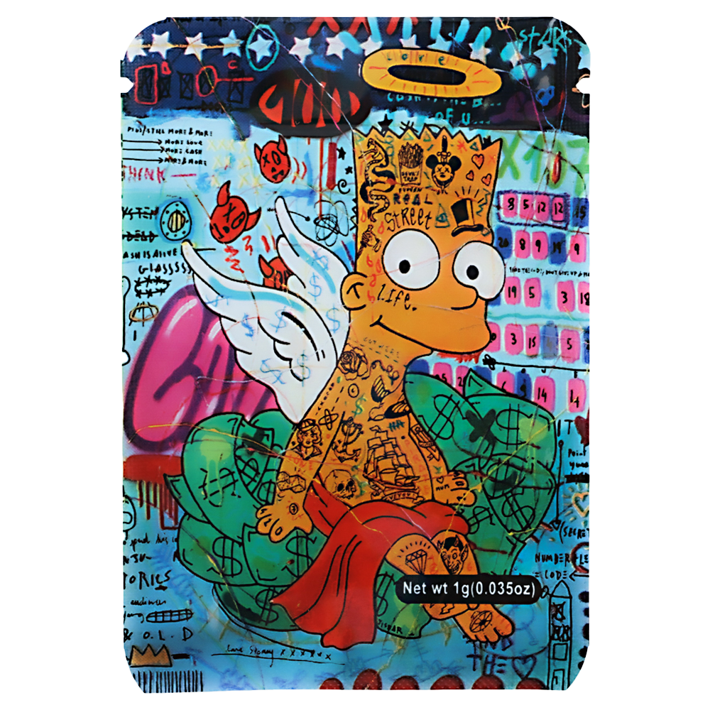 1g Exotic Mylar Bag - Runtz Bart Simpson (100 Count)