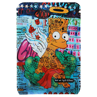 1g Exotic Mylar Bag - Runtz Bart Simpson (100 Count)