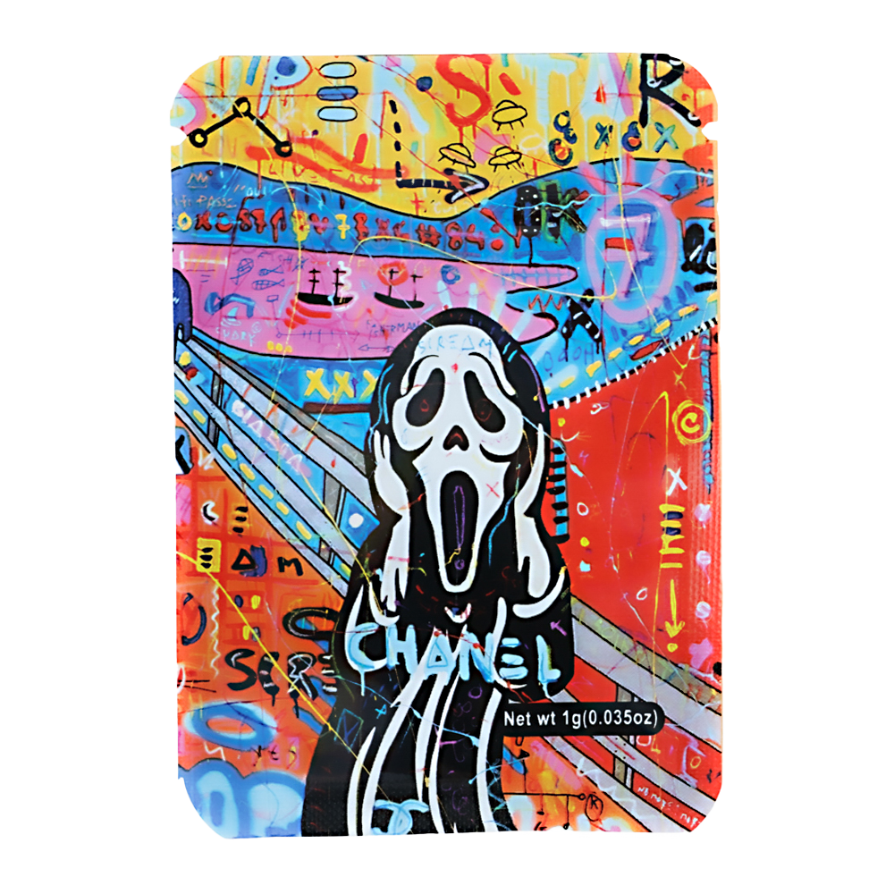 1g Exotic Mylar Bag - Runtz Chanel Death (100 Count)