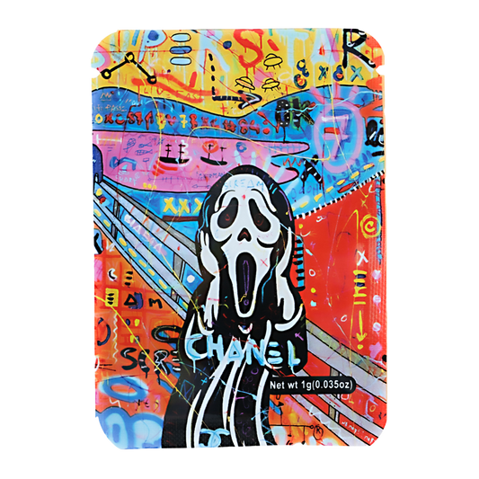 1g Exotic Mylar Bag - Runtz Chanel Death (100 Count)