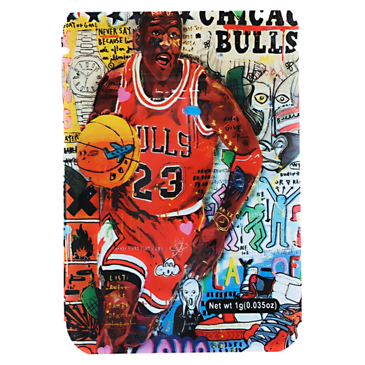 1g Exotic Mylar Bag - Runtz Chicago Bulls Lebron James (100 Count)