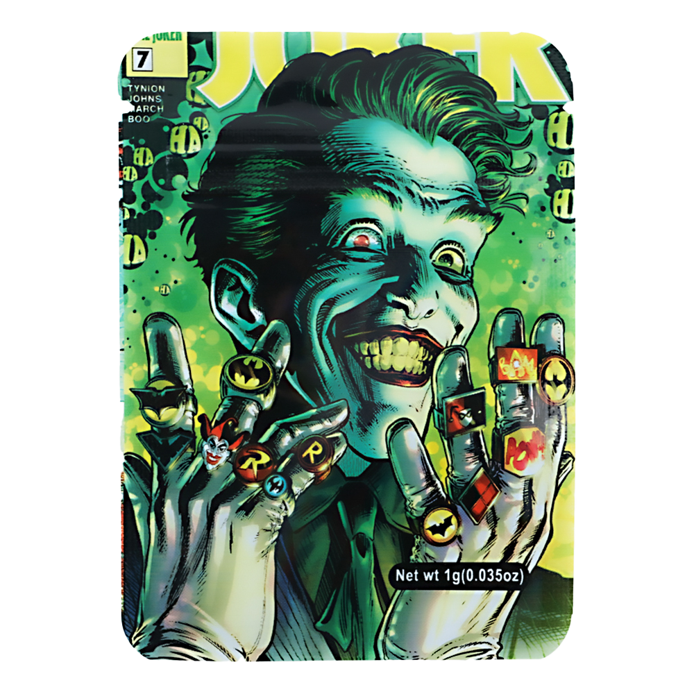1g Exotic Mylar Bag - Runtz Batman Joker (100 Count)