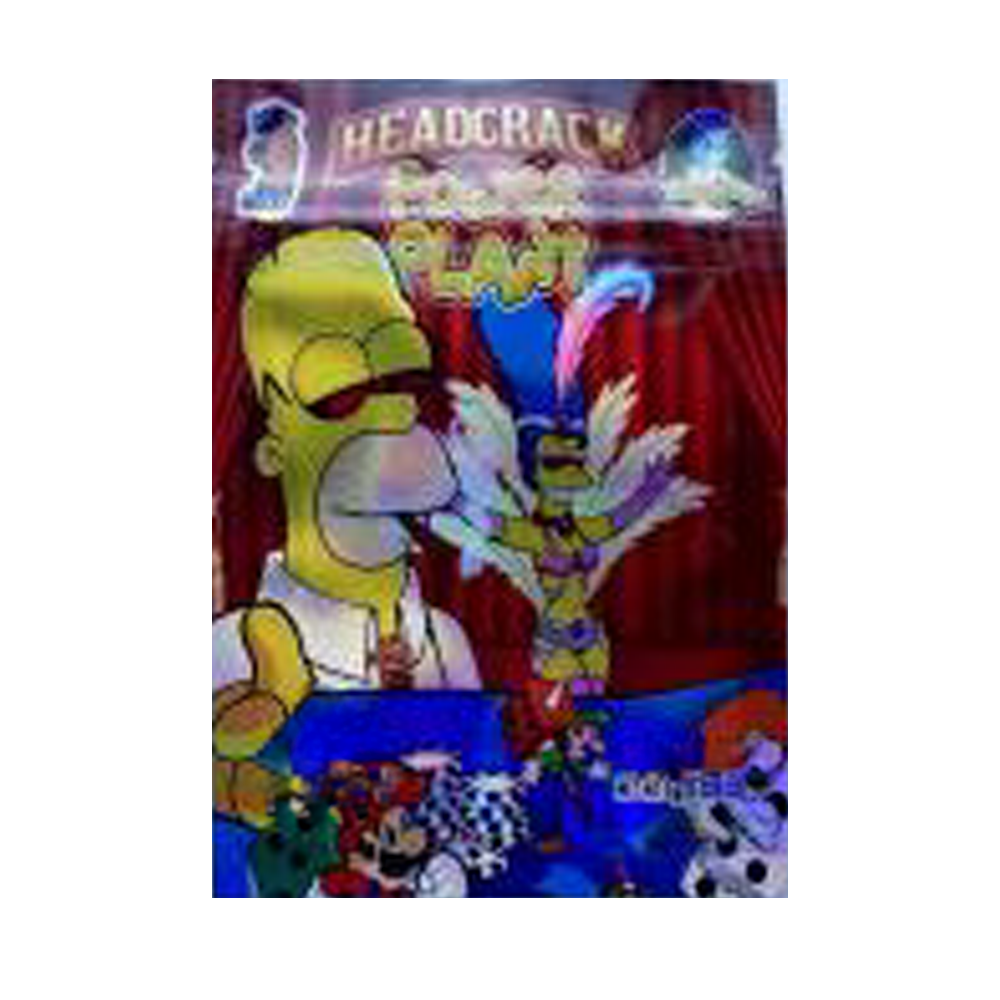 1g Exotic Mylar Bag - Headcrack Power Plant Homer (100 Count)