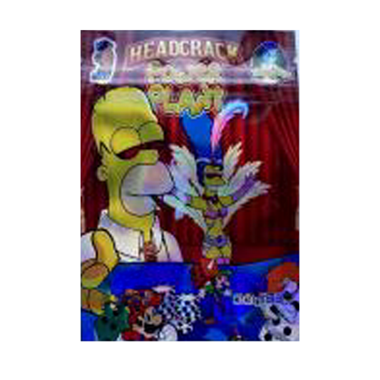 1g Exotic Mylar Bag - Headcrack Power Plant Homer (100 Count)